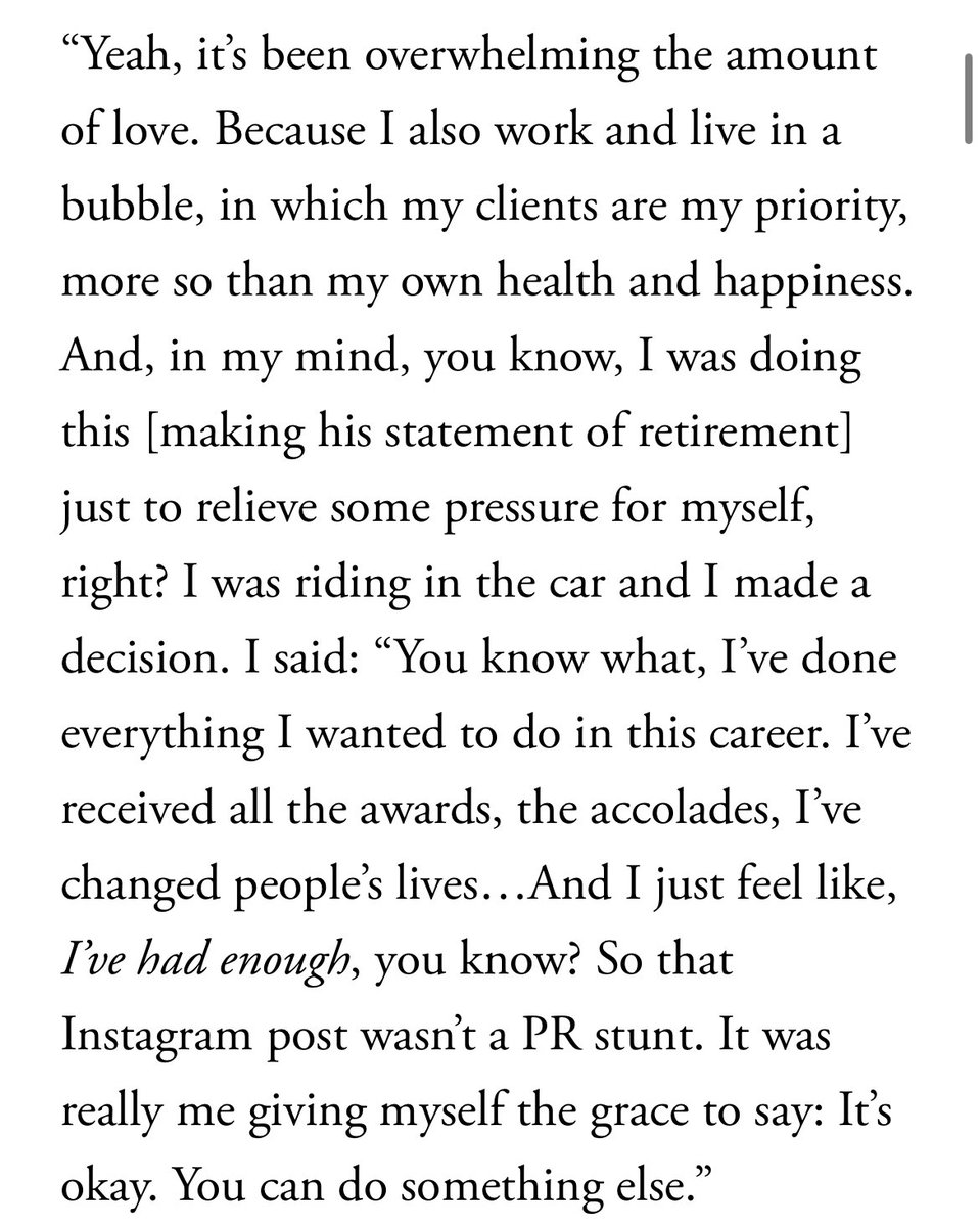 fashionroadman's tweet photo. Law Roach on “not quitting” fashion via a Vogue interview. 

https://t.co/GZmpkHXpnG https://t.co/OPuWJGLvVH