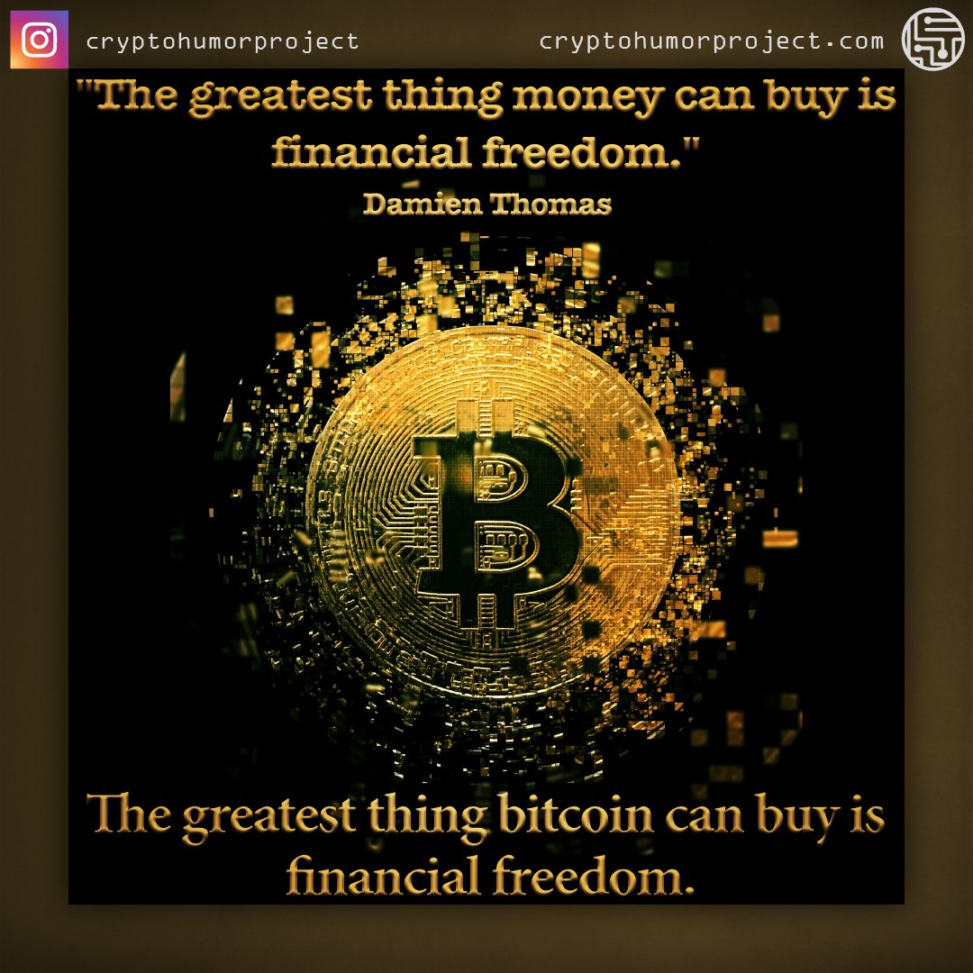 humor_crypto's tweet photo. Bitcoin has gone from an obscure project in 2009 to a trillion US dollar asset in 2021. Bitcoin brought financial freedom to many people around the world, especially to those who held on to it ("hodl"), over this period. 
#bitcoin #financialfreedom #cryptocurrencies #investing https://t.co/nyUl8XJI1V
