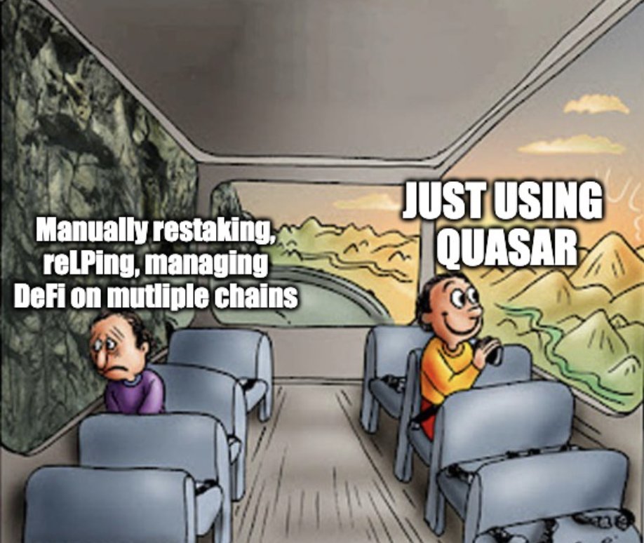 Quasar 🛰️ (@quasarfi) on Twitter photo 🚨🛰️T-minus 7 days until the #QuasarMainnet launch! 🛰️🚨
Get ready to step into a new generation of decentralized & permissionless interchain asset management in <a href="/cosmos/">Cosmos - The Interchain ⚛️</a>! ⚛️
Follow us for the latest updates ✨ 🚨🛰️T-minus 7 days until the #QuasarMainnet launch! 🛰️🚨
Get ready to step into a new generation of decentralized & permissionless interchain asset management in <a href="/cosmos/">Cosmos - The Interchain ⚛️</a>! ⚛️
Follow us for the latest updates ✨