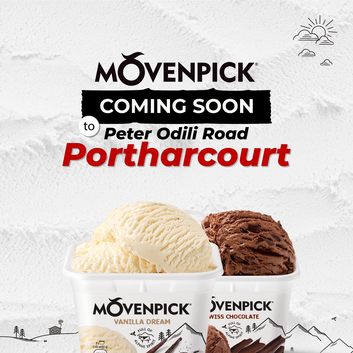 movenpickng's tweet photo. Hello Porthacourt👋

We’re excited to announce our COMING SOON near you at Peter Odili Road, Porthacourt🥳

#porthacourt #icecream #thursdaymood #ComingSoon https://t.co/ayUBKxmRhY