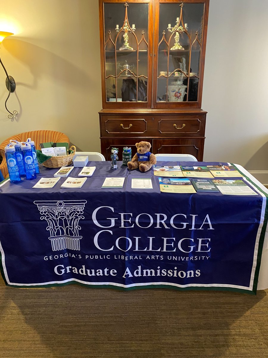 GCSUGraduateSch's tweet photo. Thank you Wesleyan College for the opportunity to visit your beautiful campus and speak with your amazing students on graduate programs and graduate assistantships at GCSU. https://t.co/pfyfDGDGJx