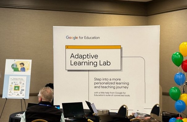 Attending Google for Education’s Adaptive Learning Lab at #KYSTE2023 ❤️💛💚💙