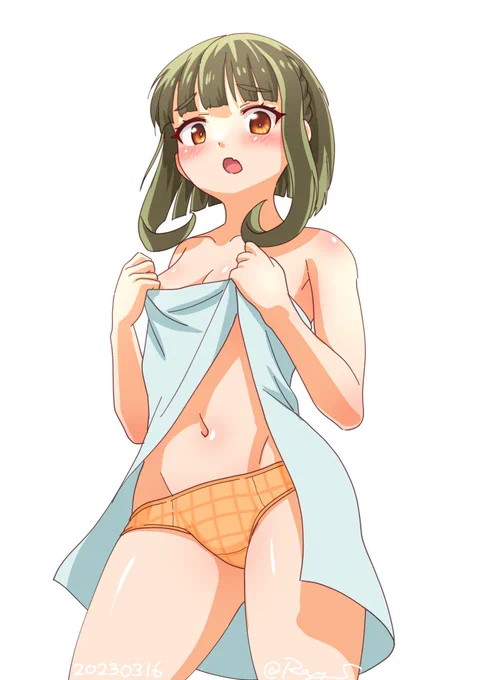 今日は高波ちゃんの進水日ですね。#艦これ版深夜の真剣お絵描き60分一本勝負#艦これ版真剣お絵描き60分一本勝負_20230316 