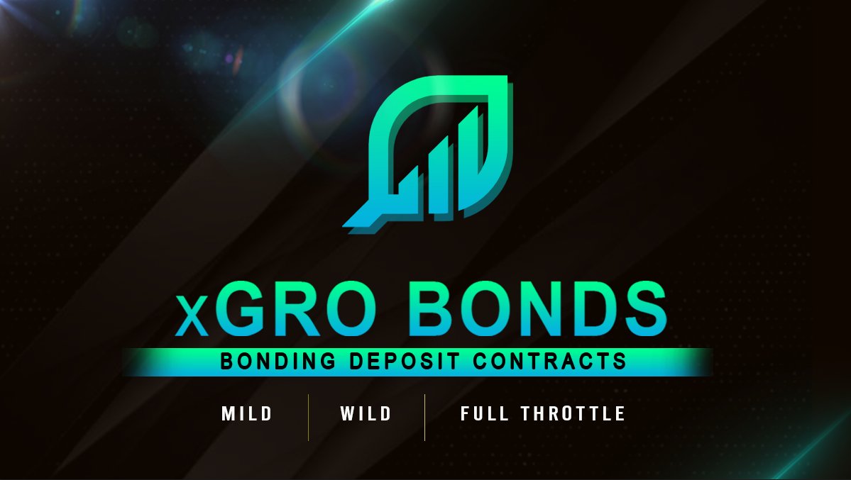 growth_defi's tweet photo. Announcement: xGRO 30 day 'Mild' Bond Locking 🔐
🗓️ Noon EST Thursday March 16
The time to get your #xGRO & #xPERPs ready to deposit into 30 Day ‘Mild' xGRO Bond
The bigger & quicker the deposit and the boost the better the rewards!
https://t.co/6otJk2NO3g https://t.co/losKbNpSA3