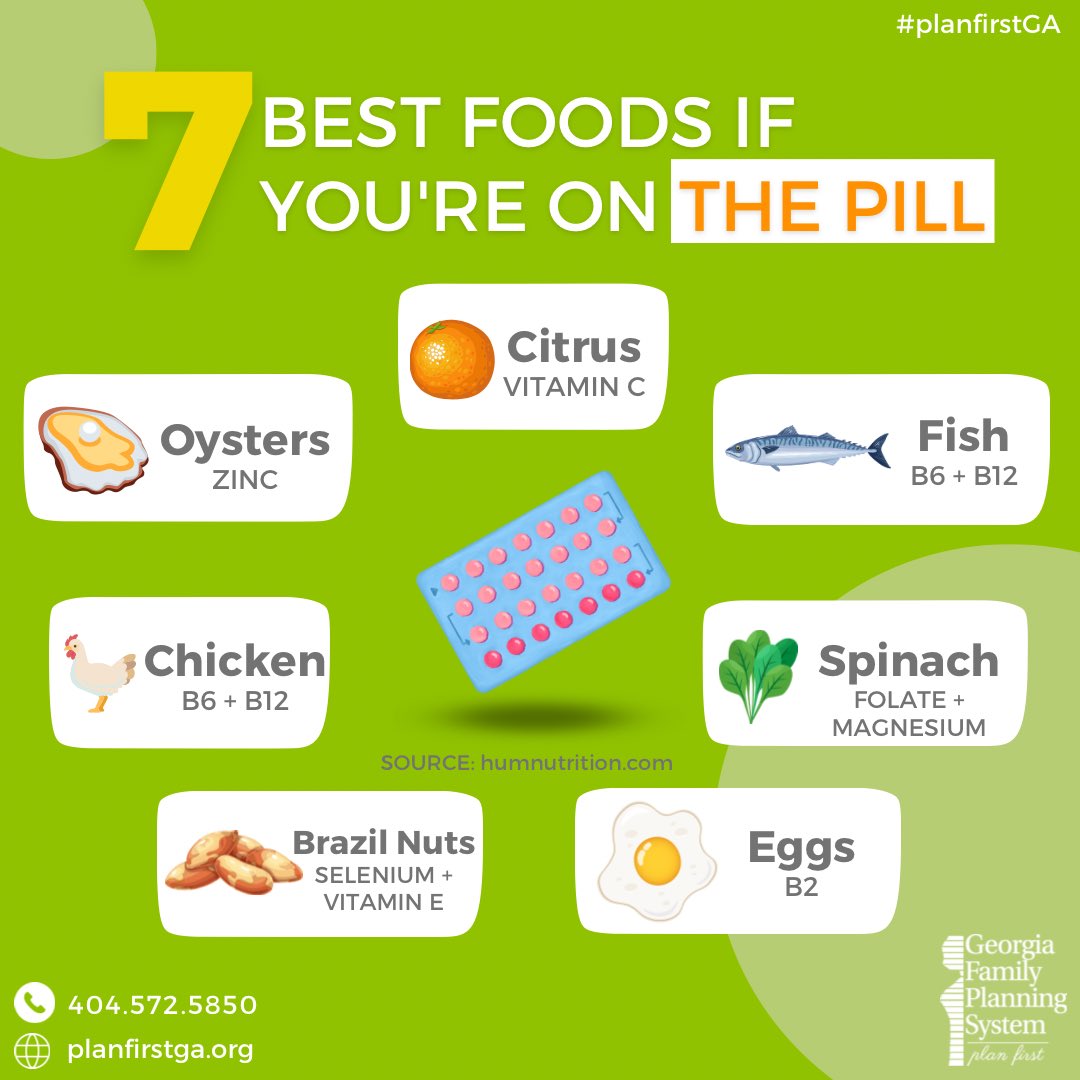 GaPlanFirst's tweet photo. Stay healthy with a well-balanced diet! Use these foods as a good source of vitamins and minerals. π π₯¦ π₯ π₯©
Click the link in our bio to find a healthcare provider near you. #planfirstGA
#nutrition #nutritionmonth #BirthControl #healthy https://t.co/gt6YVN43Wb