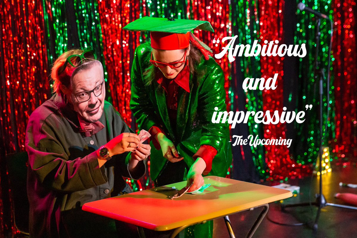 GTTheatreUK's tweet photo. Reviews are in!!🍉

Only two more nights to catch Melonade @vaultfestival ✨

🎟https://t.co/FghP2TdOmp https://t.co/DclCYgR7JC
