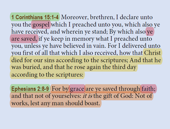 KJVliteracy's tweet photo. @TrustJesusAlone @mellafinger The Gospel, and how it saves. https://t.co/j68K4PaTTl