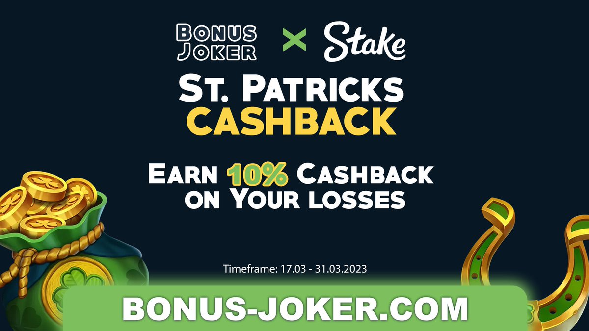 BonusJokers's tweet photo. 🍀Happy St. Patricks Day!

Enjoy a special 10% Cashback Event for the rest of the Month😎

BonusJoker got you covered if you are having a bad streak!

Read more: https://t.co/bFgqcnnuhN

Now is the best time to play! https://t.co/R4OyjdrcSF