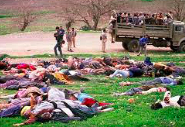 1/20 
16 MART 1988, HALEPÇE KATLİAMI
Bazı Kürtlerce "Kürtlerin Hiroşiması" diye anılan bu katliamın tarihsel süreçteki yerini anlamak için Irak BAAS yönetiminin Kürtleri Araplaştırma politikalarını bilmek gerekir. Elbette her ayrıntıyı değil sadece bazı başlıkları hatırlatacağım.