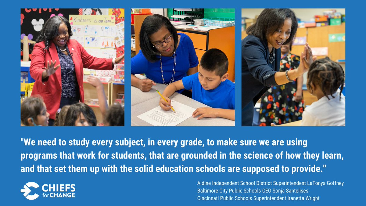 chiefsforchange's tweet photo. Superintendents “have to be the instructional leaders of our districts,” write CFC members @DrGoffney, @SonjaSantelises, and @principallearns. “It is at the heart of our mission to educate children.” 

Read their op-ed: https://t.co/jGPem0ePsj https://t.co/jp0RHlG3p9