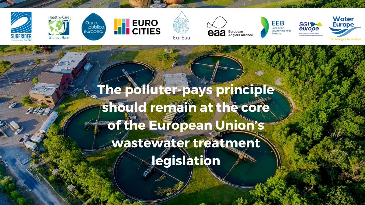 [💧#ExtendedProducerResponsibility] Today, we call on #policymakers to safeguard the existence of the #EPR scheme in the #UWWTD to protect the #environment and our #health in a fair society👉 bit.ly/3yGhWGI  

A thread 🧵1/9