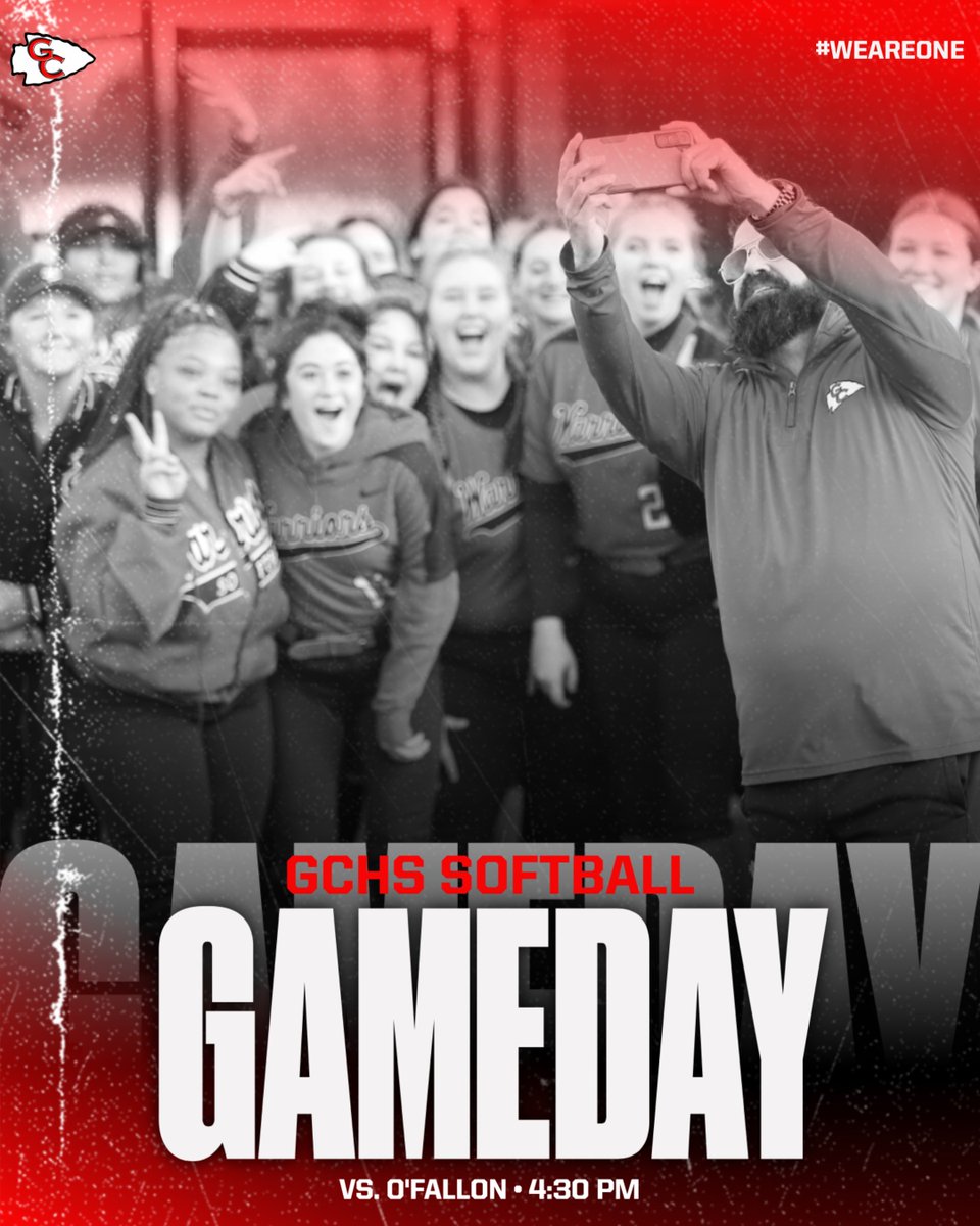 🚨 GAMEDAY 🚨 

GCHS Softball takes the field TODAY for its 2023 season opener at 4:30 p.m. vs. O'Fallon. Stop by and support the Warriors and check out the new turf field! #WeAreOne