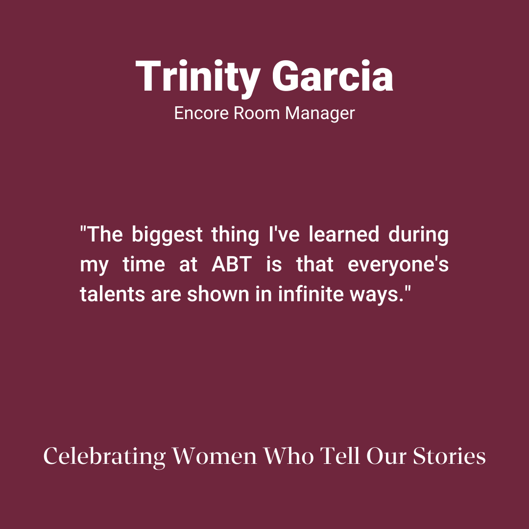 ArizonaBroadway's tweet photo. Happy Women's History Month! We continue highlighting the women of ABT by recognizing Trinity Garcia, Encore Room Manager and Food &amp; Beverage superstar. https://t.co/XlG1wx5JEt