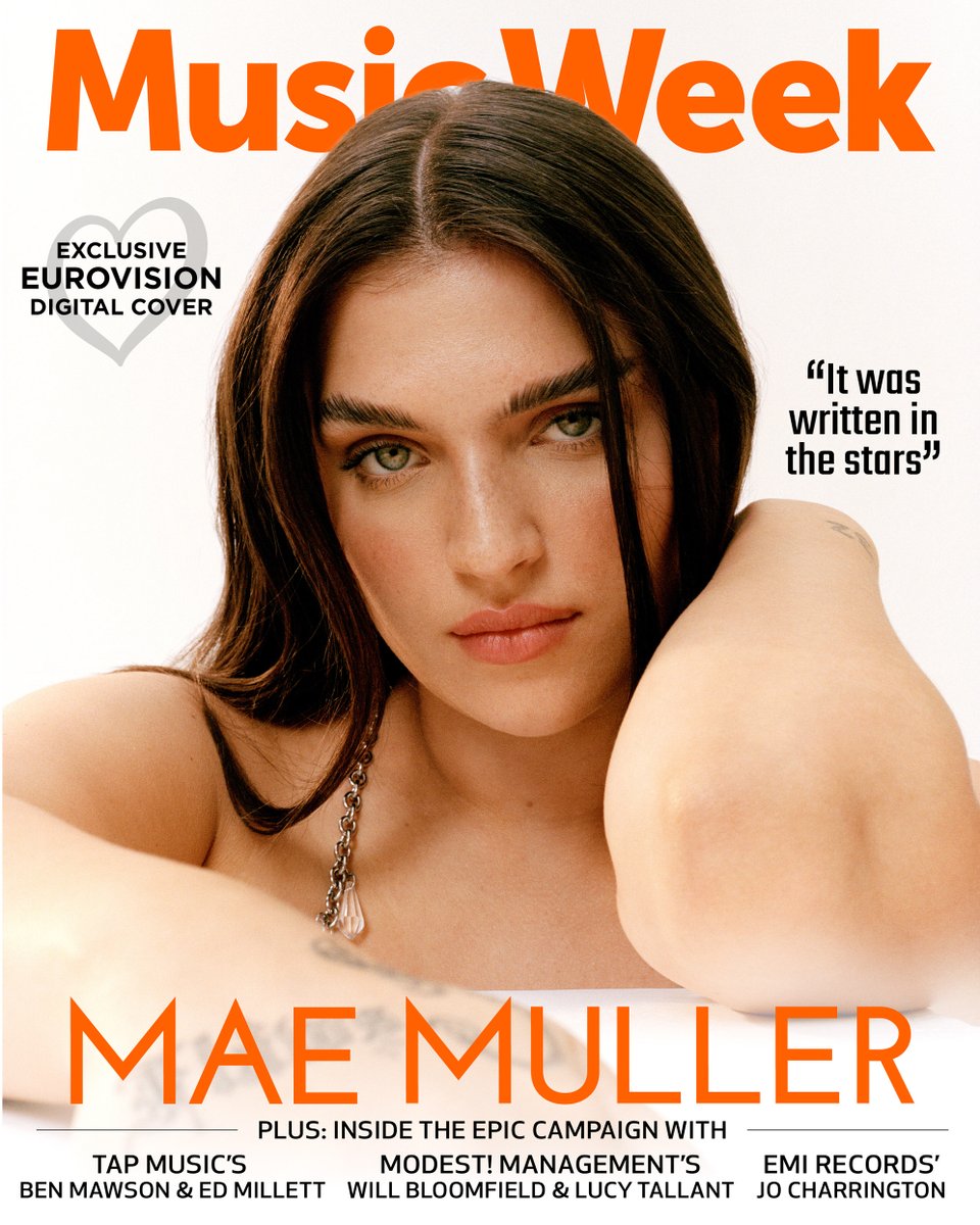 MusicWeek's tweet photo. Exclusive digital cover - @maemuller_ takes on @Eurovision! Read our full interview with the star, plus the @emirecords, @ModestMgmt &amp; @tapmusic teams here! https://t.co/LOYczwWhUy #Eurovision https://t.co/3WSlVaHeox