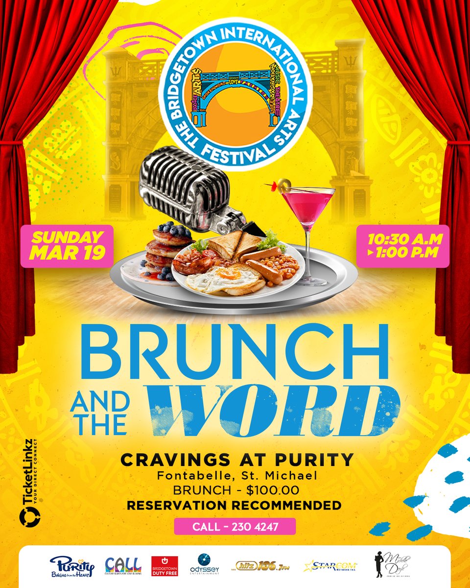 coscap's tweet image. Join us for the Bridgetown International Arts Festival! 🎉