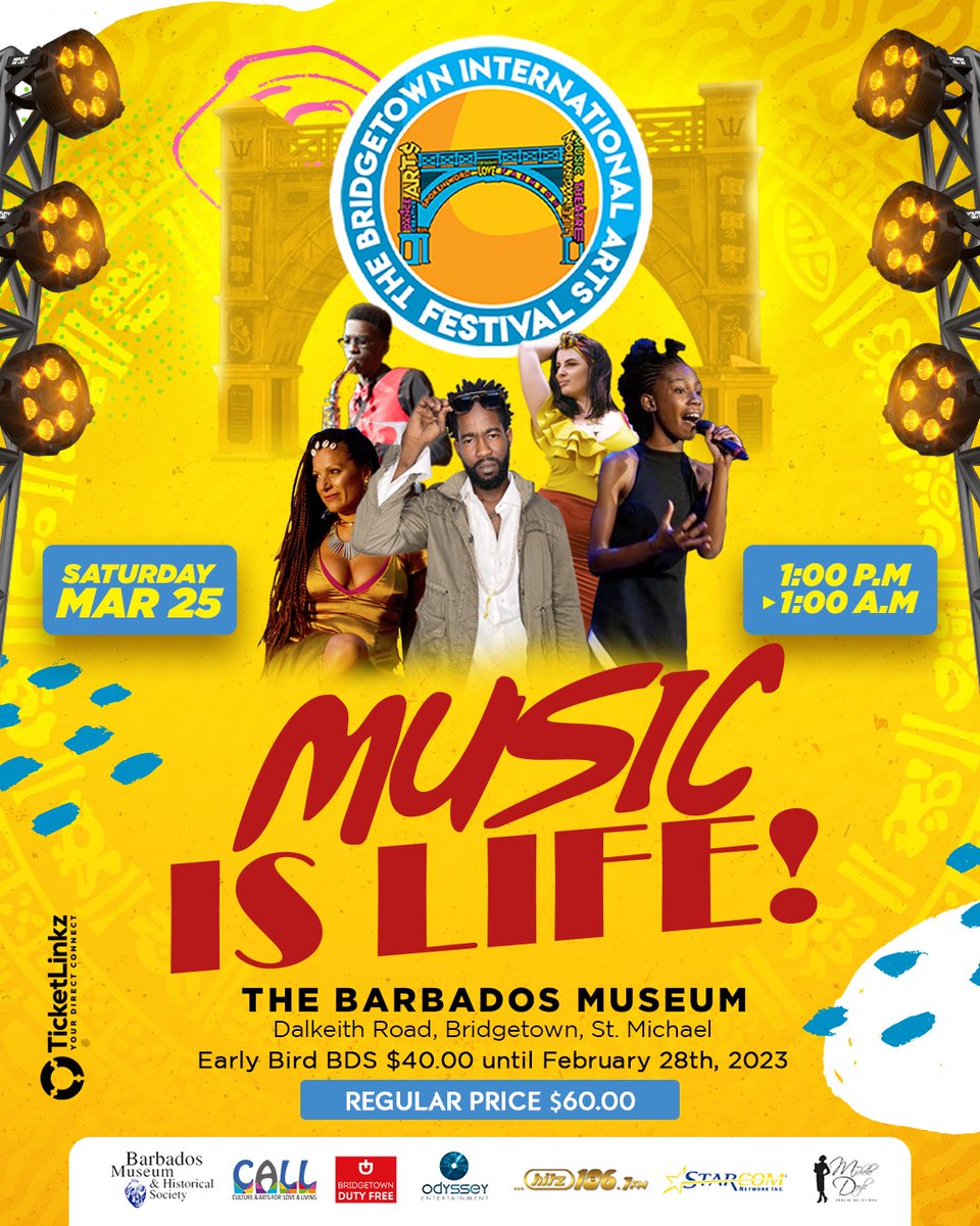 coscap's tweet image. Join us for the Bridgetown International Arts Festival! 🎉