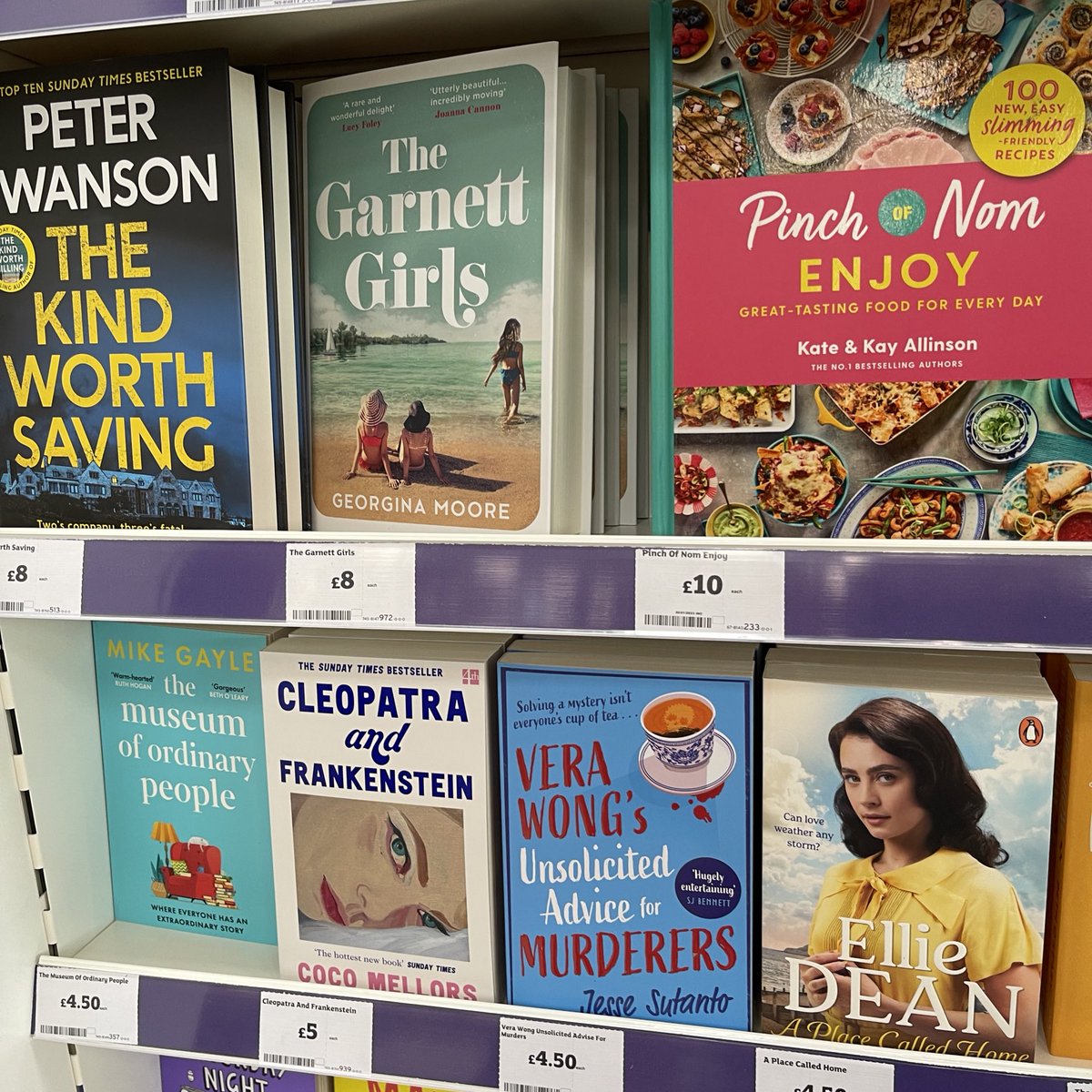 First spot of #VeraWong in big Sainsbury’s, and in great company too below #TheGarnettGirls! 😍💙