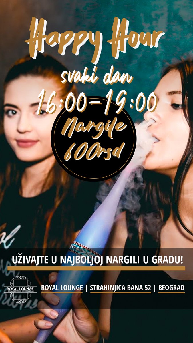 royallounge_bg's tweet photo. Dragi naši ljubitelji nargile, pozivamo vas da posetite Royal Hookah Lounge u Beogradu i uživate u najboljem iskustvu nargile u gradu po ceni od samo 600 dinara.

https://t.co/z0g47nihuW https://t.co/uWk7Kp57sq