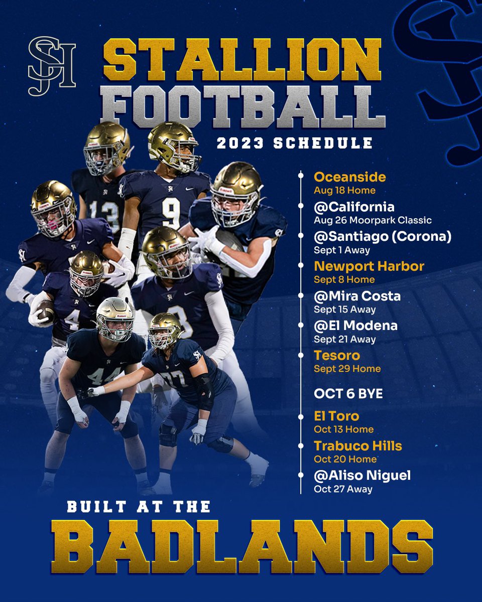 🚨2023 SCHEDULE DROP🚨 👉22 WEEKS🔥 #NoBetterPlace🐎 #BuiltAtTheBadlands🏟️