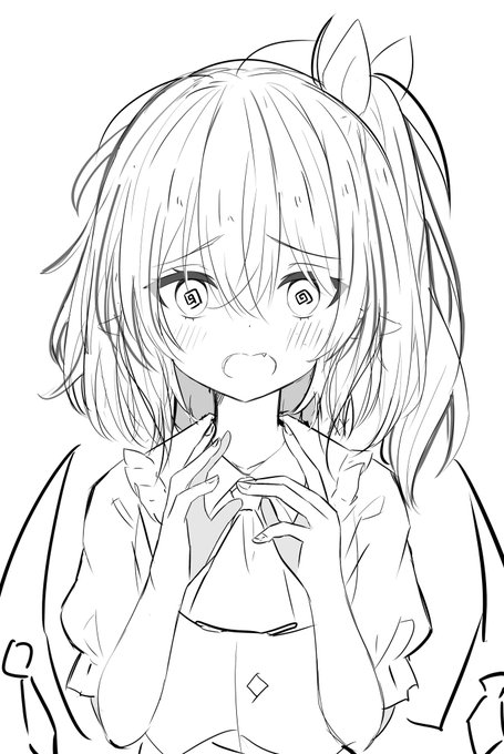 色々描き直した!(髪ゴチャゴチャになりました) 