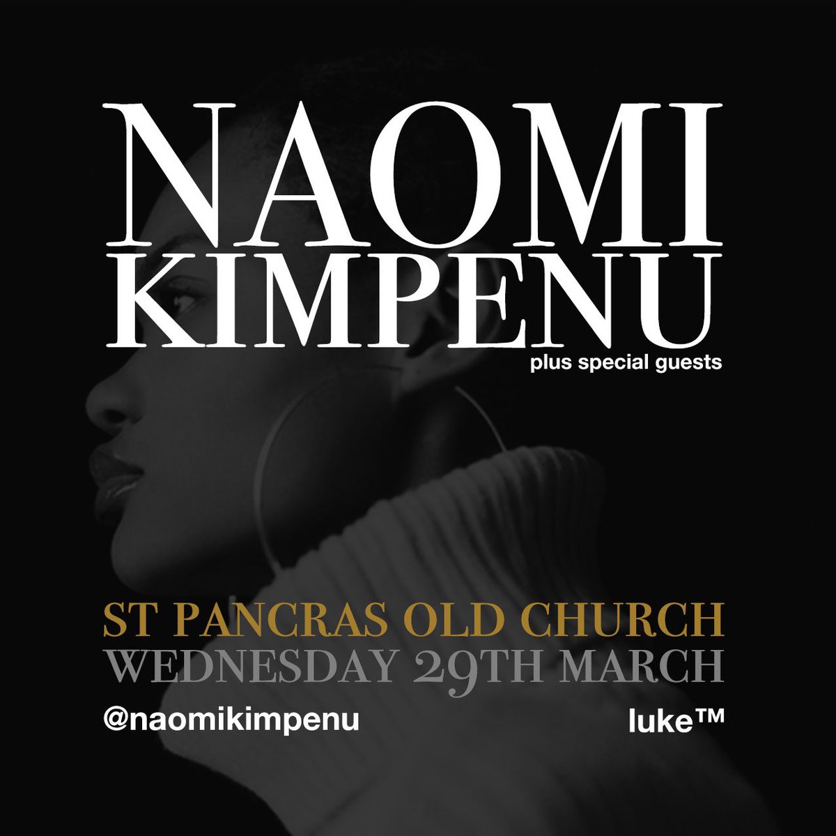 ￼ Exciting news! ￼ Ivor Novello Award-winning singer-songwriter and producer Naomi Kimpenu is thrilled to announce her debut headline show at the beautiful St Pancras Old Church, one of London's most stunning intimate music venues. ￼ Don't miss this incredible event!