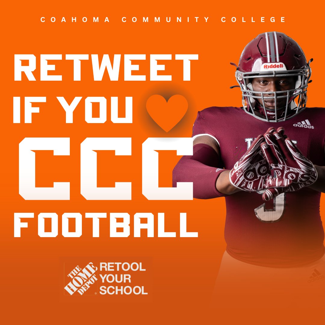 CoahomaSports's tweet photo. Do you love @CoahomaFootball? Retweet this post and use #RYSCOAHOMA in Twitter posts until March 26! #LetUsHearYouRoar https://t.co/E54r1NM3aO