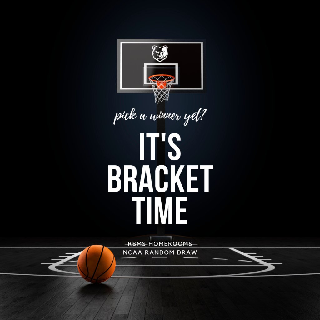 This morning every <a href="/BarkerBruins/">Barker Bruins</a> homeroom joined a live online draw for the #NCAA #MarchMadness bracket. Results posted soon... #teamRBMS #BearDown