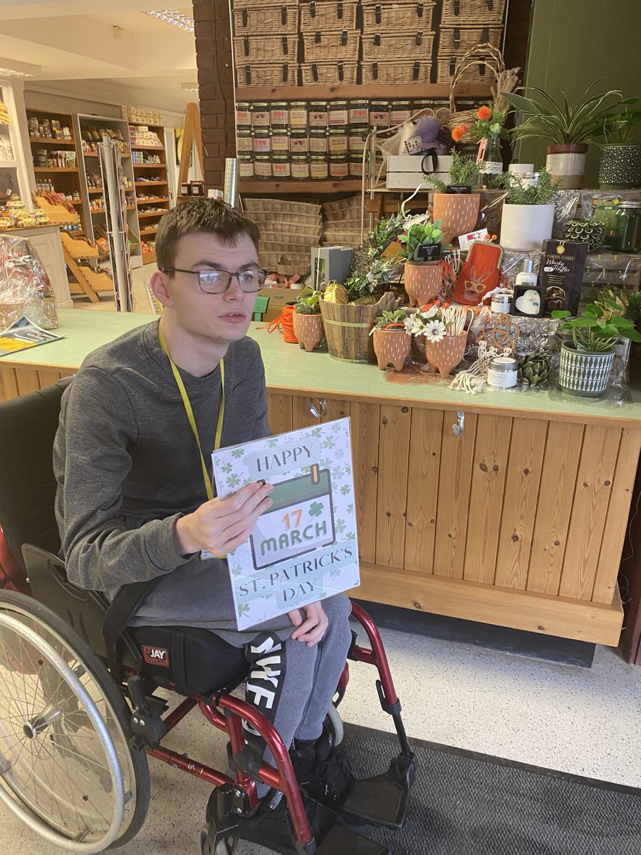 Getting our display ready for ⁦<a href="/StPatricksDay5K/">St. Patrick's Day 5K</a>⁩ tomorrow ⁦<a href="/stpatricksfest/">St. Patrick's Festival 🇮🇪🐍☘️💚</a>⁩ ⁦<a href="/DerwenCollegeGC/">DC Garden Centre</a>⁩ ⁦<a href="/DerwenCollege/">Derwen College - Post-16 specialist college</a>⁩ ⁦<a href="/OswestryTourism/">Visit Oswestry</a>⁩ ⁦<a href="/visitshrop/">Visit Shropshire</a>⁩ ⁦<a href="/Autism/">National Autistic Society</a>⁩ ⁦<a href="/Natspec/">Natspec</a>⁩ ⁦<a href="/CPMidlands/">Cerebral Palsy Midlands</a>⁩