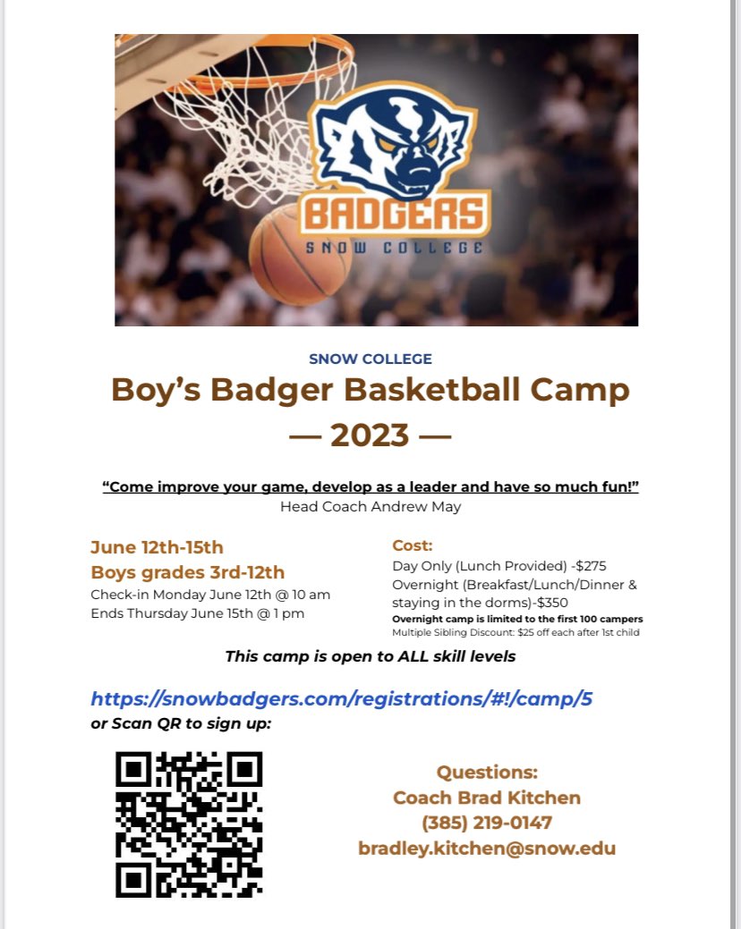 🚨Come to our super fun individual camp🚨 Only 100 spots for over-nighters and they are filling up quickly!