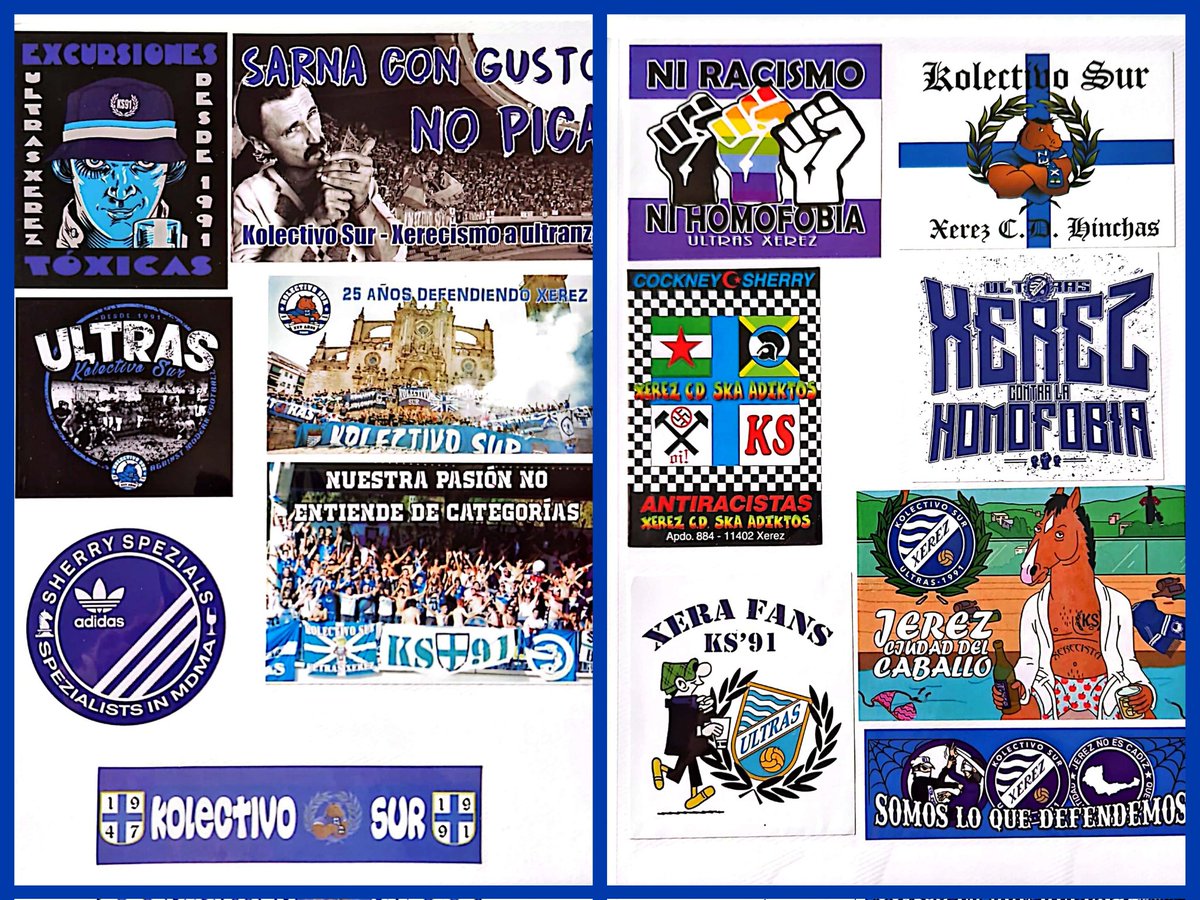 PalmenseSticker's tweet photo. Colección #Xerez ⚪🔵
📢 Atención Busco Pegatas Que Falten........ https://t.co/HBv2kZTOZb