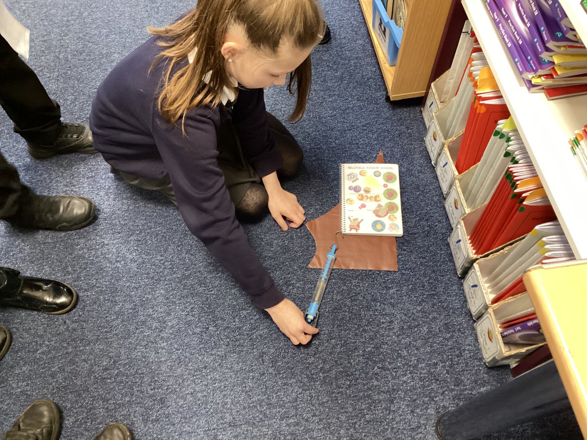 BellfieldJunior's tweet photo. Alston class are investigating friction by using force meters to measure the force needed to move across a series of materials. Great work everyone!
#bjsscience https://t.co/RRDPjCjMBV