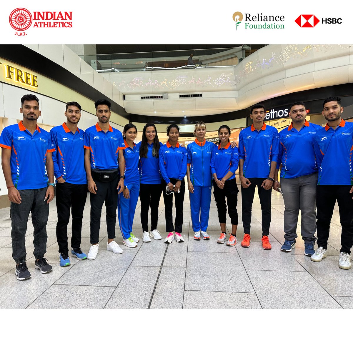 As the Asian 20 KM Race Walking Championships draw near, the Indian contingent is on their way to Nomi, Japan to compete.
We wish our #Athletes the best for the upcoming championships. 

#IndianAthletics #IndianAthletes #AsianRaceWalking #RaceWalking #20KM