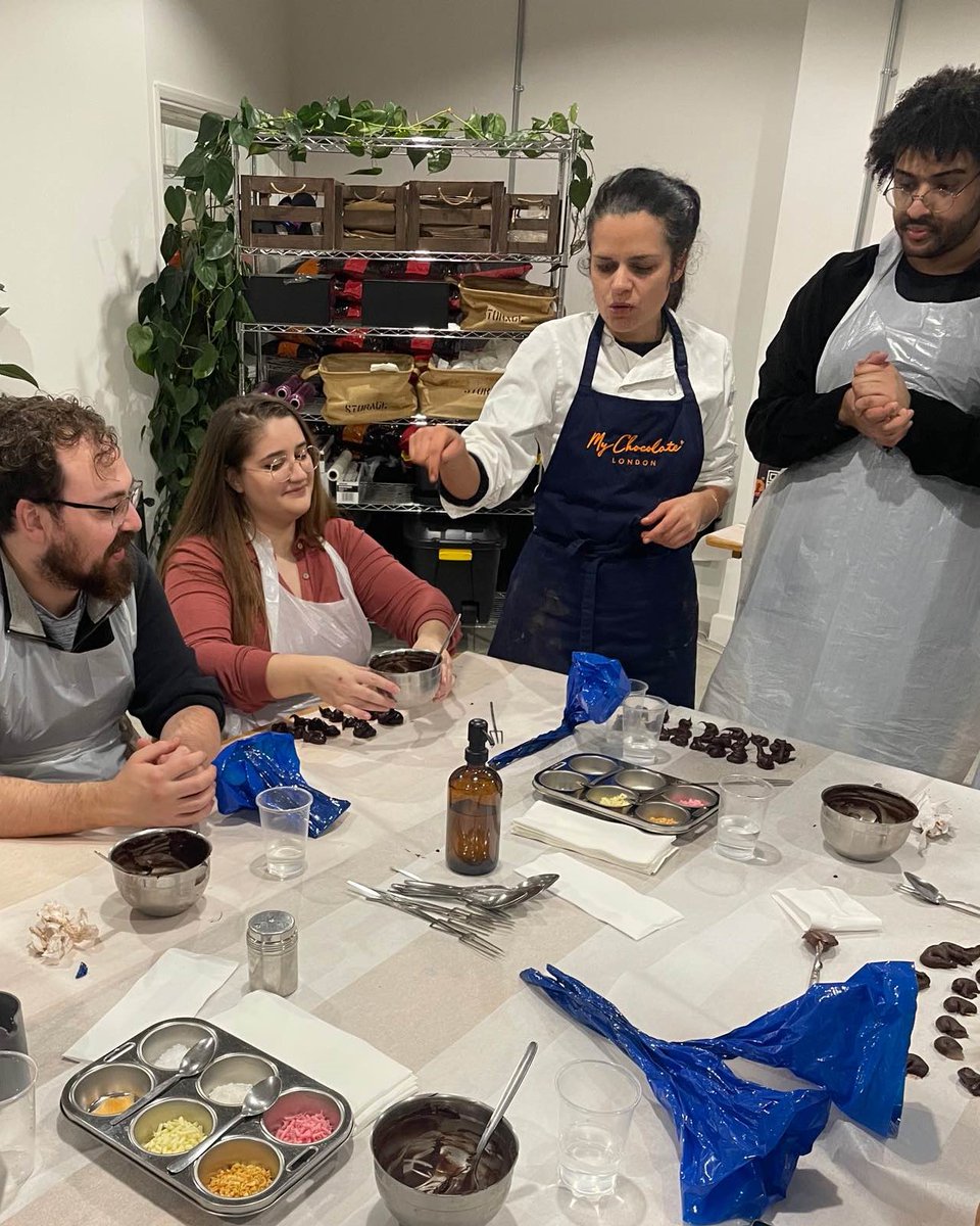 tapcxm's tweet image. Our chocolate making class was a hit! Who knew our tech gurus had such amazing culinary skills? We crafted our own truffles and tried some delicious chocolate treats. It was a sweet way to bond with the team. 🍬👨‍🍳

#chocolatemaking #techconsultancy #socials