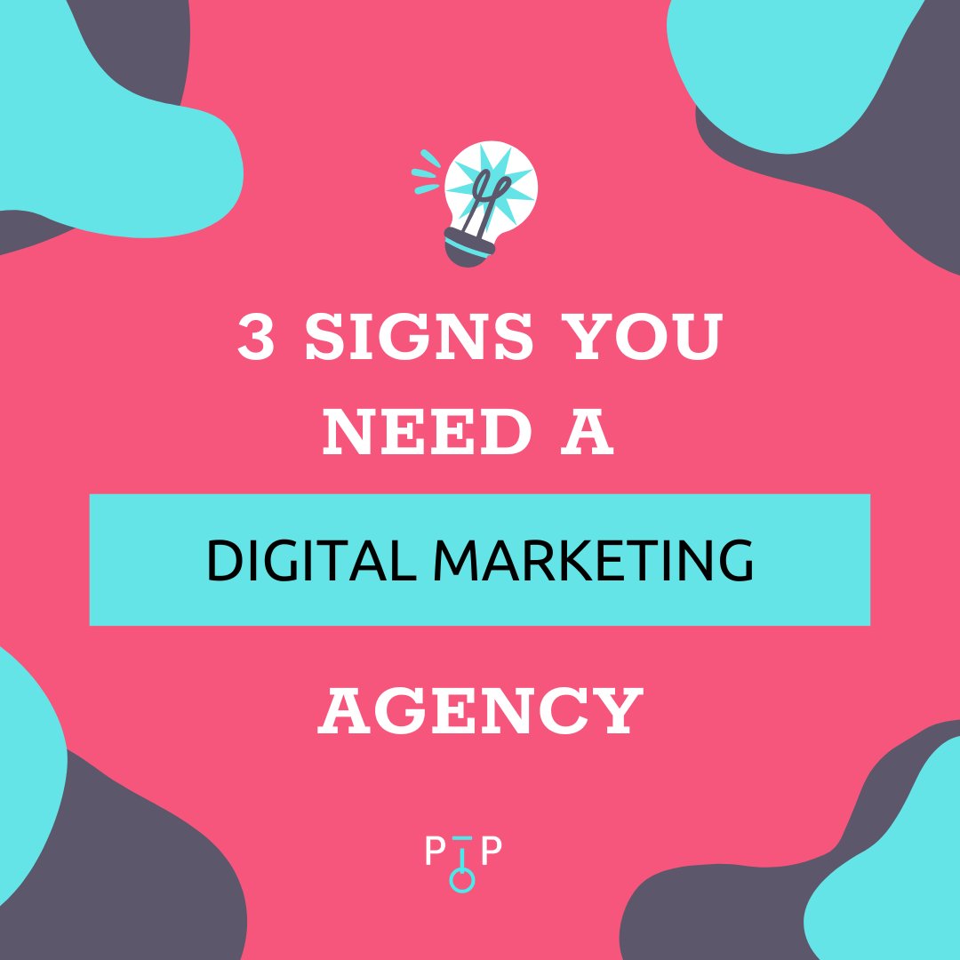 PTPagency's tweet photo. Struggling to reach your target audience or generate leads online? Here are three signs it might be time to work with a #digitalmarketing agency... 🧵⬇️ https://t.co/yI1VBIN3pY