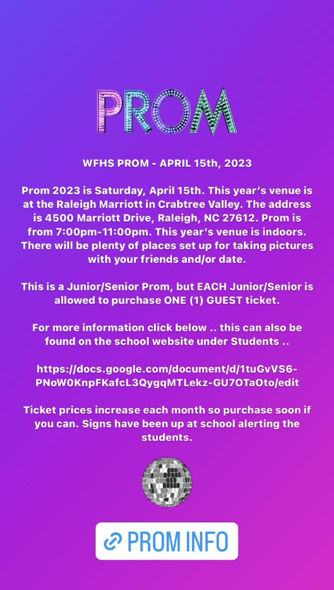 WFHS PTSA tweet media