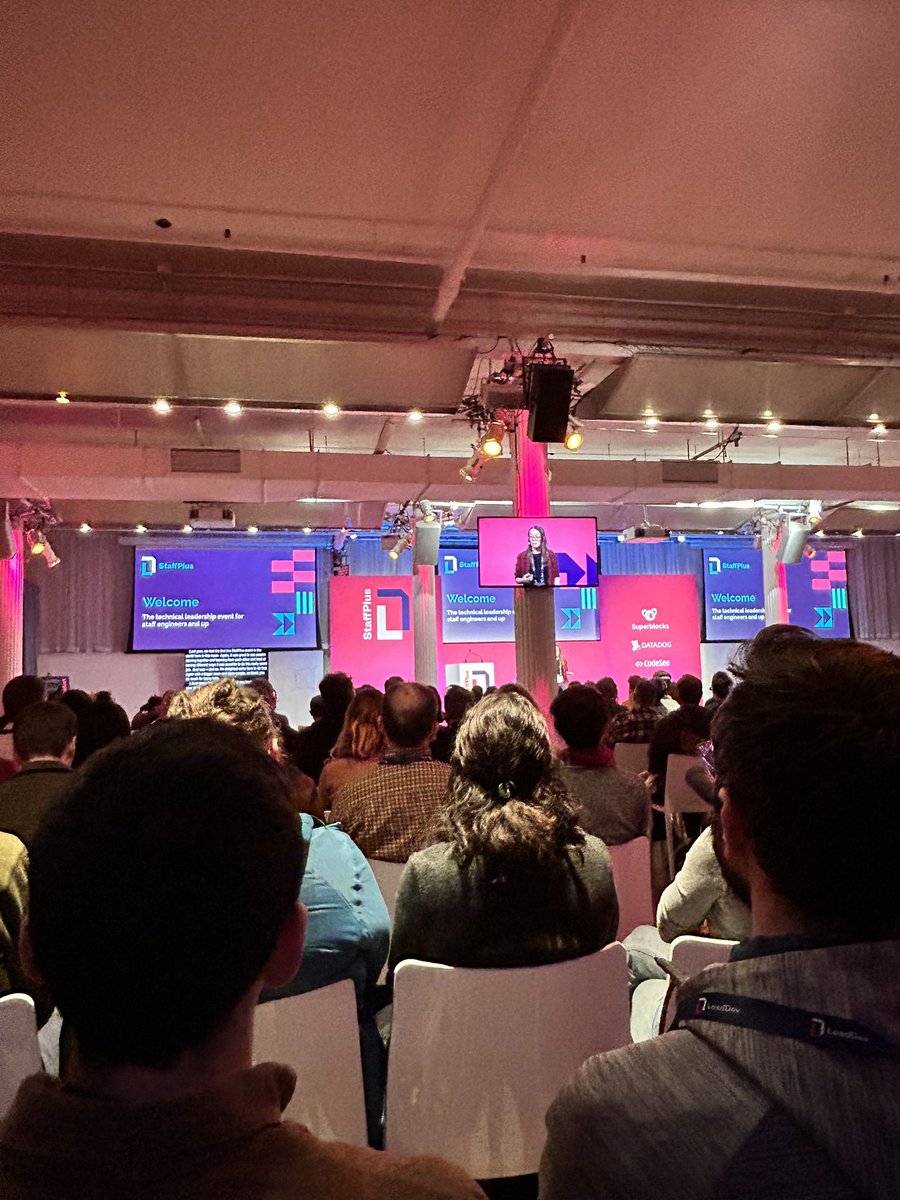 danielHeartsJS's tweet photo. Staff Plus Conf! #staffplusnyc https://t.co/3PZ6WayJS9