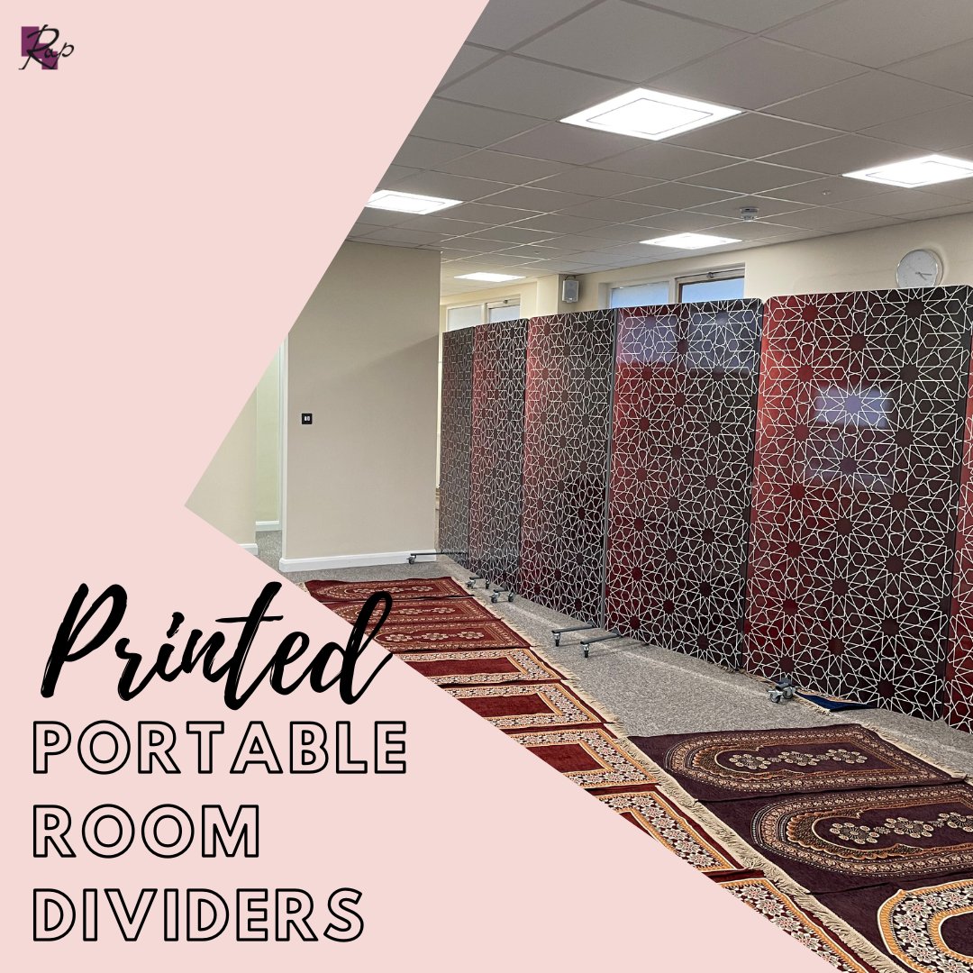 RapIndLtd's tweet image. Customised printed room dividers, complete with a concertina design and fitted castor wheels. 

#portableroomdivider #partitionscreen #printedpartitions #roomdividers #officescreens