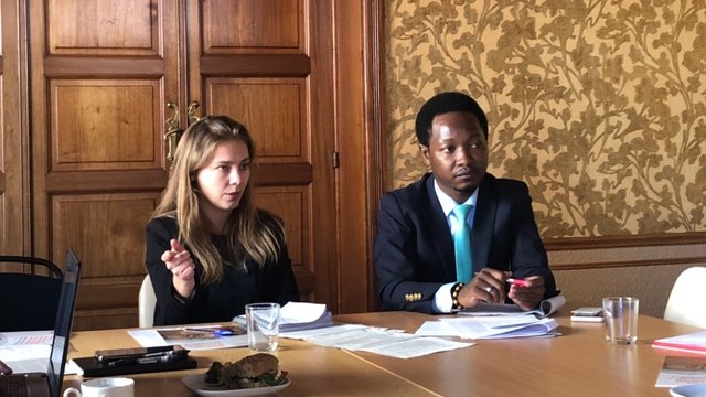 Thoughtful discussion in Brussels today with <a href="/DanChurchAid/">DanChurchAid</a> reflecting on how communities’ spiritual beliefs can be better integrated into peacebuilding and mental health programmes in the #CentralAfricanRepublic. 

➡️Read more in our new report: bit.ly/3ZMtwMj