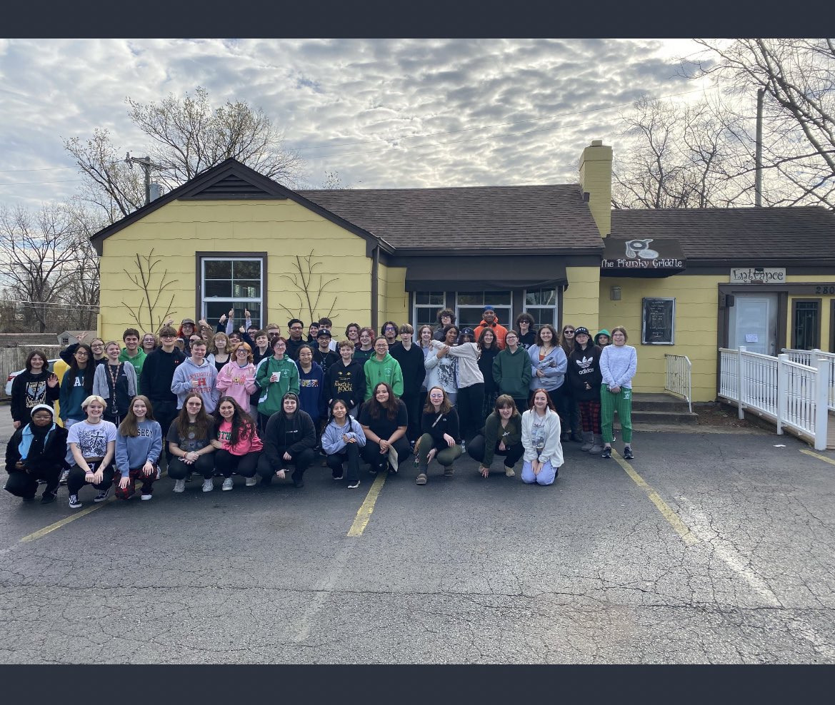 First stop of Nashville! Breakfast at the Pfunky Griddle! <a href="/BTHSChoirs/">BTHSChoir</a>