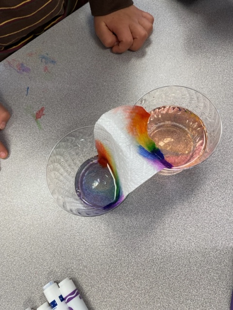 Connecting St. Patty's Day rainbows and science in Ms. Cassin's and Ms. Pearsall's classes. We can't wait for spring!@grpssupt #rockgrnj