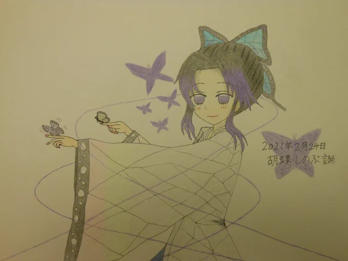 #みなさん2年前の今頃はどんな絵描いてましたか 2021年の春頃と言えば、ガルパン最終章3章上映したあたりでございます。今も色鉛筆でアナログ描きしか出来ませんが。 