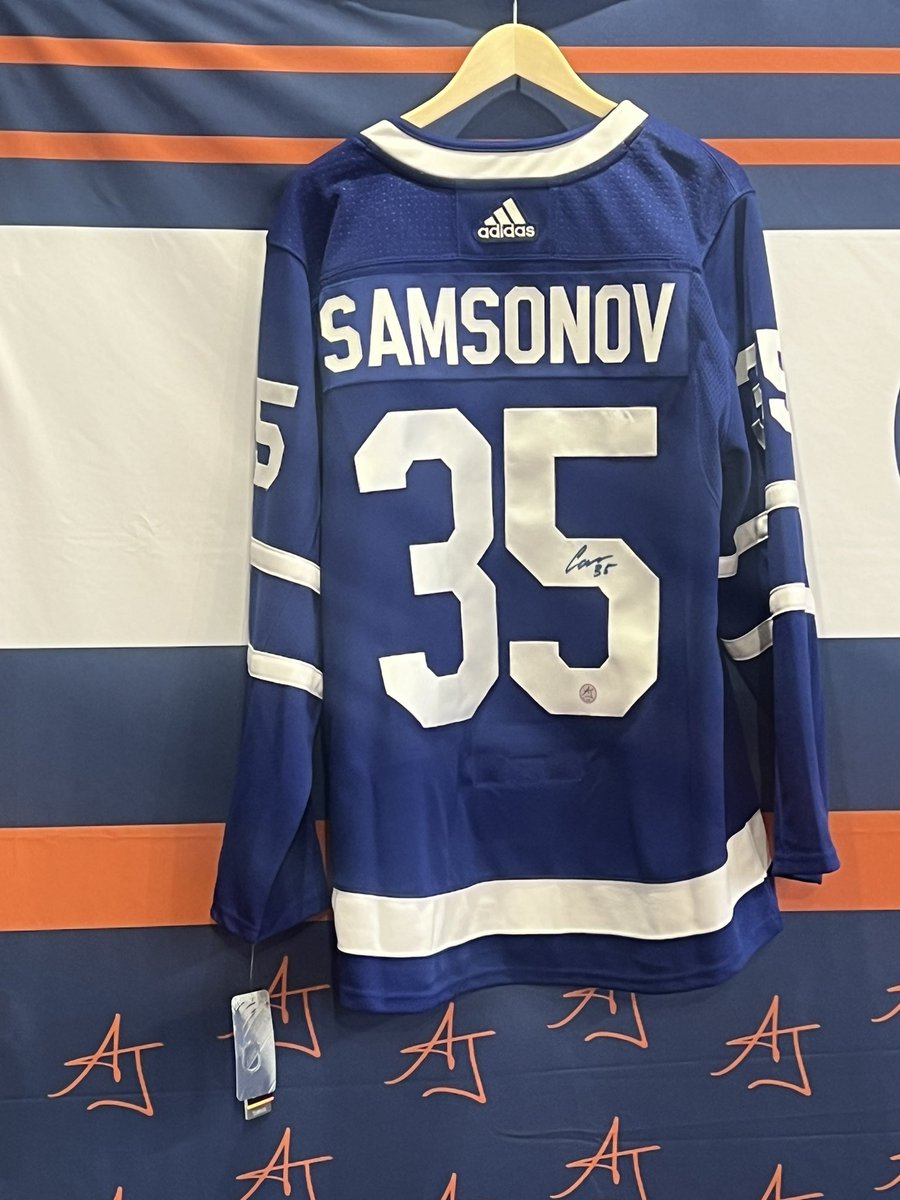 WIN AN AN ILYA SAMSONOV AUTOGRAPHED TORONTO MAPLE LEAFS ADIDAS JERSEY
You must complete this form to enter the contest or your entries do not count.
ajsports.ca/pages/samsonov…
How to enter:
1) Complete the form (link in bio)
2) like &amp; share this post
3) follow us
4) tag 2 friends