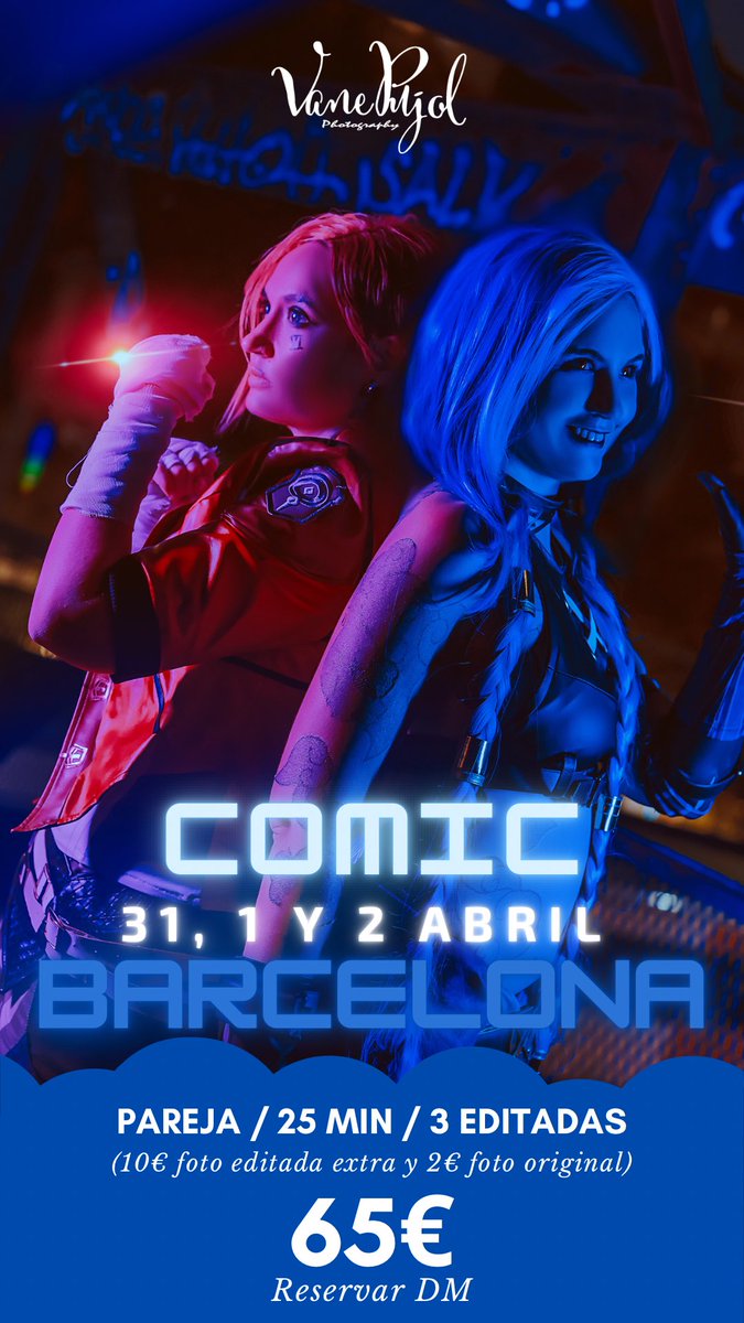 Podéis reservar para el <a href="/COMIC_bcn/">COMIC BARCELONA</a> 👉🏻 Rellenar formulario forms.gle/7JfLzfZ7Yj56Ye…