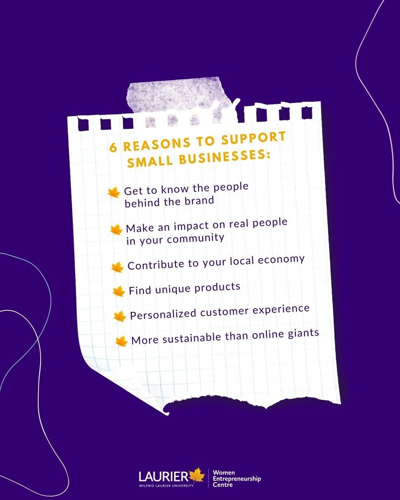 Need some inspiration to make the switch and shop small? 

Here are our top 6 reasons to shop small and support small businesses. 

➡️ You get to know the people behind the brand.
➡️ You’re making an impact on real people in your community.
➡️ The money … instagr.am/p/Cp2jTXtP2Qf/