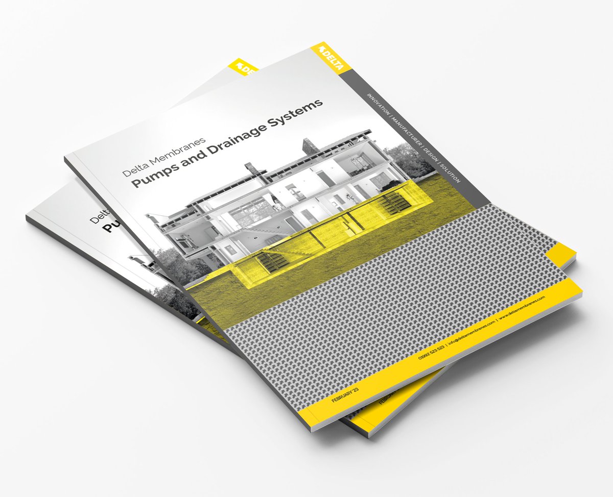 Delta launch new Basement Pump &amp; Drainage Brochure
ow.ly/XIq650Nk4QV
<a href="/DeltaMembranes/">DELTA MEMBRANES - Structural Waterproofing</a>