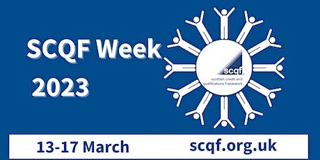 dywstpauls's tweet photo. Day 3 #SCQFWeek23 Quiz question - What are the blanks? ‘The SCQF framework describes the qualifications and pathways you can follow in school, college, ______ and _______.’ Answers in Mrs Pierotti’s box, you might win a prize! https://t.co/O49DTKtc3s