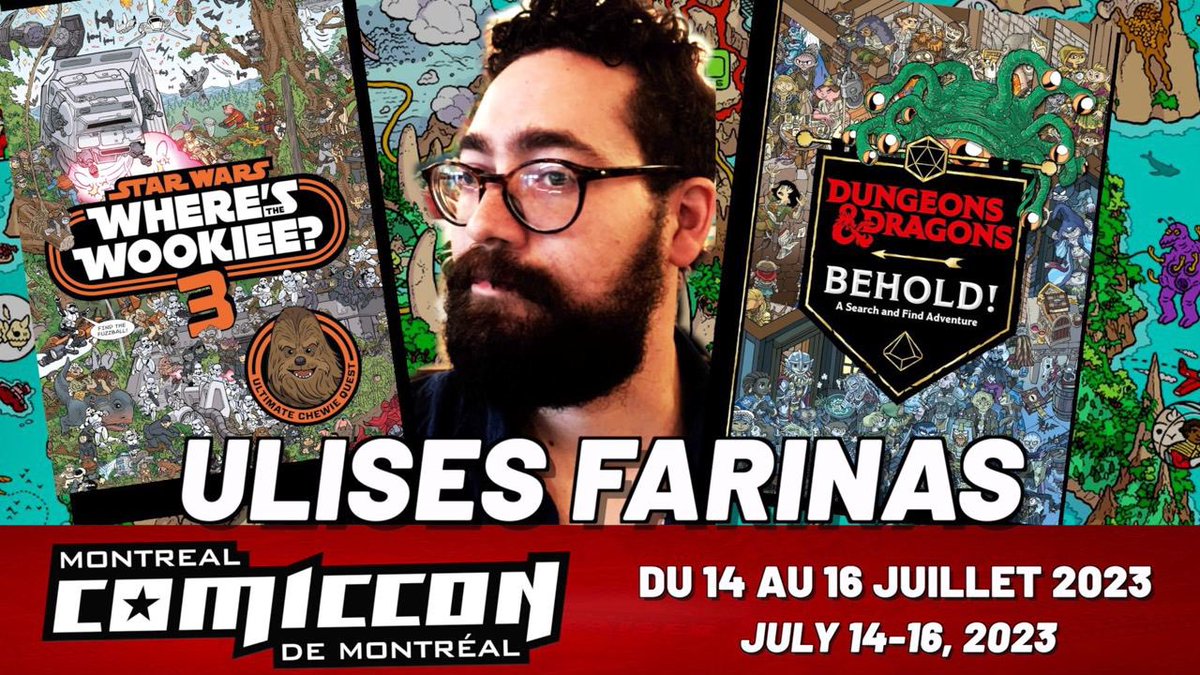 Nouvel invité/New Guest #comicbooks! <a href="/UFO78794757/">Ulises Farinas</a>!
#montrealcomiccon2023 #artists #StarWars #DungeonsDragons