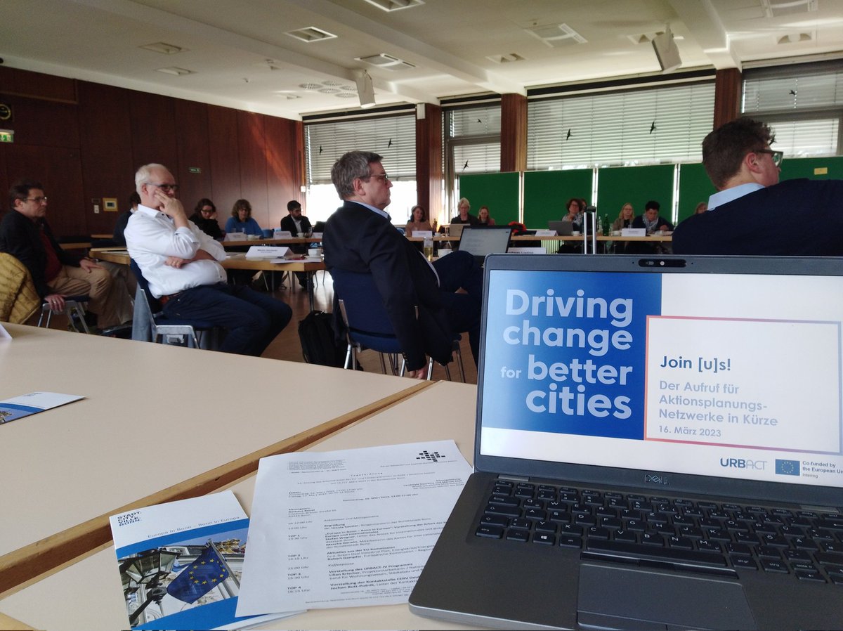 Wir stellen heute das <a href="/URBACT/">URBACT</a>-IV-Programm und den neuen Call beim Arbeitskreis der EU- und Förderreferenten der deutschen Sektion des <a href="/CCRECEMR/">Council of European Municipalities and Regions</a> in Bonn vor und zeigen wie URBACT den Wandel für bessere Städte vorantreibt!