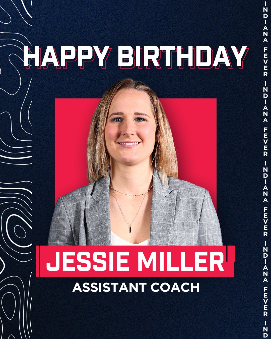 Indiana Fever on X: "happy birthday Assistant Coach Jessie Miller!  https://t.co/P0kvsBsDms" / X