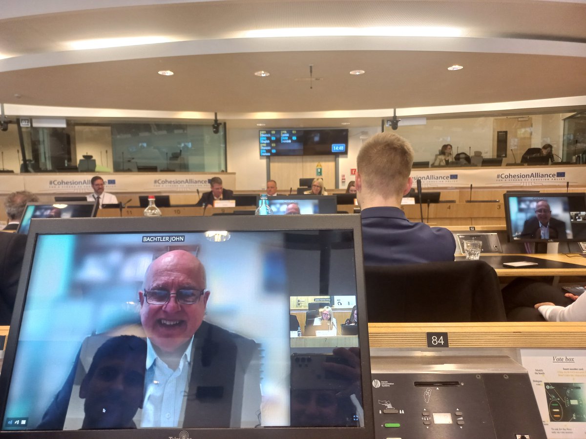 eugenialleal's tweet photo. Glad to see our analysis being referred in #cohesionalliance debate on the future of cohesion policy
Member States appetite for transfers from cohesion to less territorial instruments is worrisome. 
Thanks @JohnBachtler to consider @CPMR_Europe work
Read: 
https://t.co/AC6u9ZjtPa https://t.co/HxRwMvO6Ae